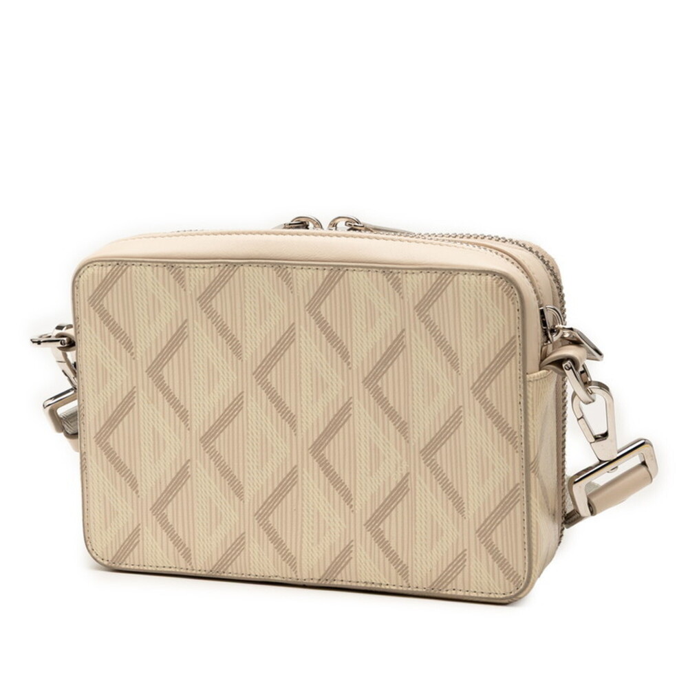 CHRISTIAN DIOR Cream Diamond Leather Shoulder Bag - Picture 2 of 7